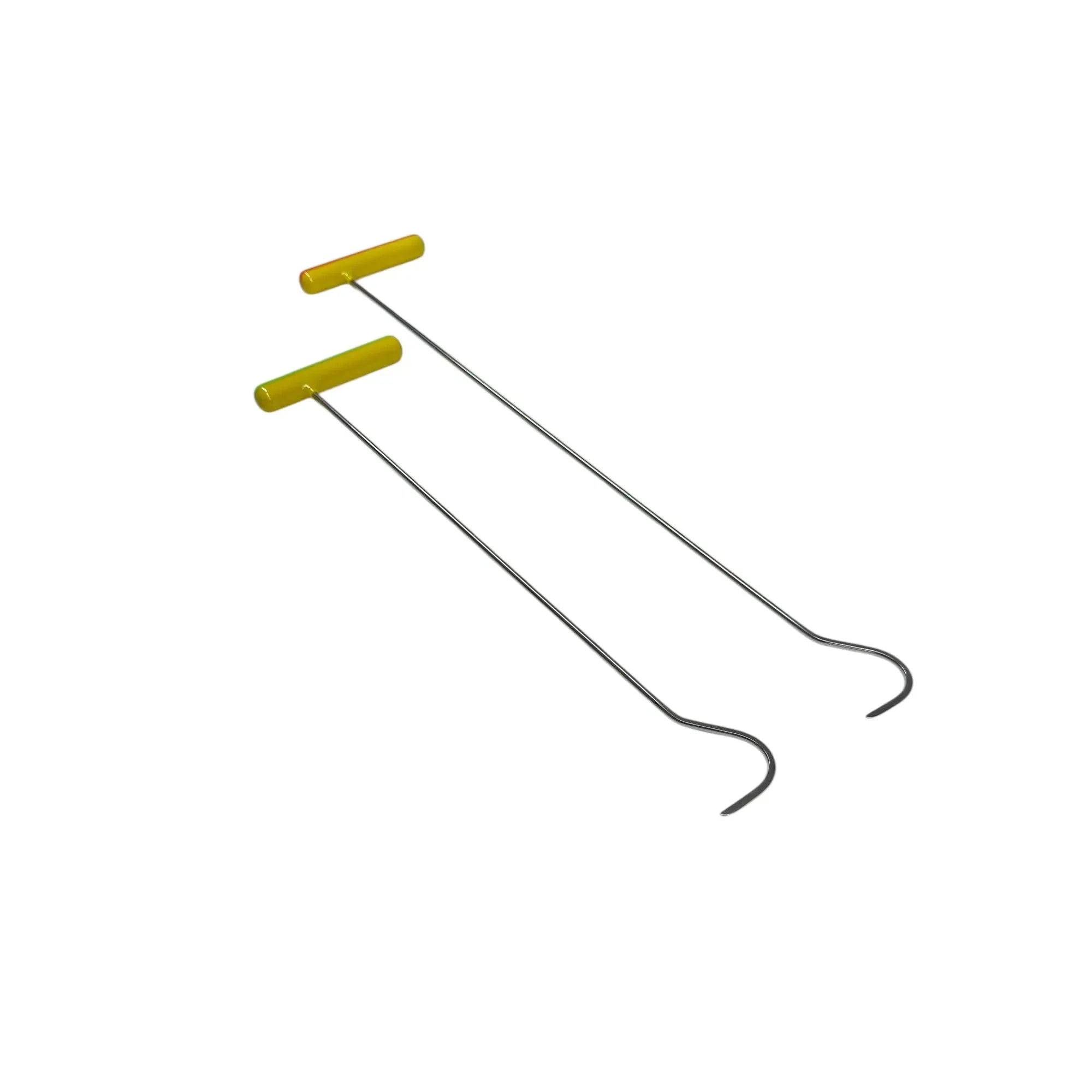 Tynora Edition 2-Piece Sharp Tip C-Bend Steel PDR Tools – Paintless Dent Repair Rods InoxPDR